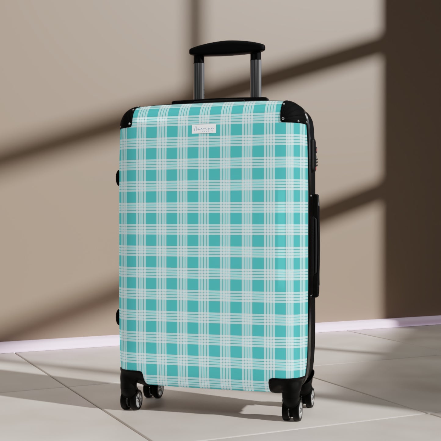 Suitcase Luggage- Teal Palaka