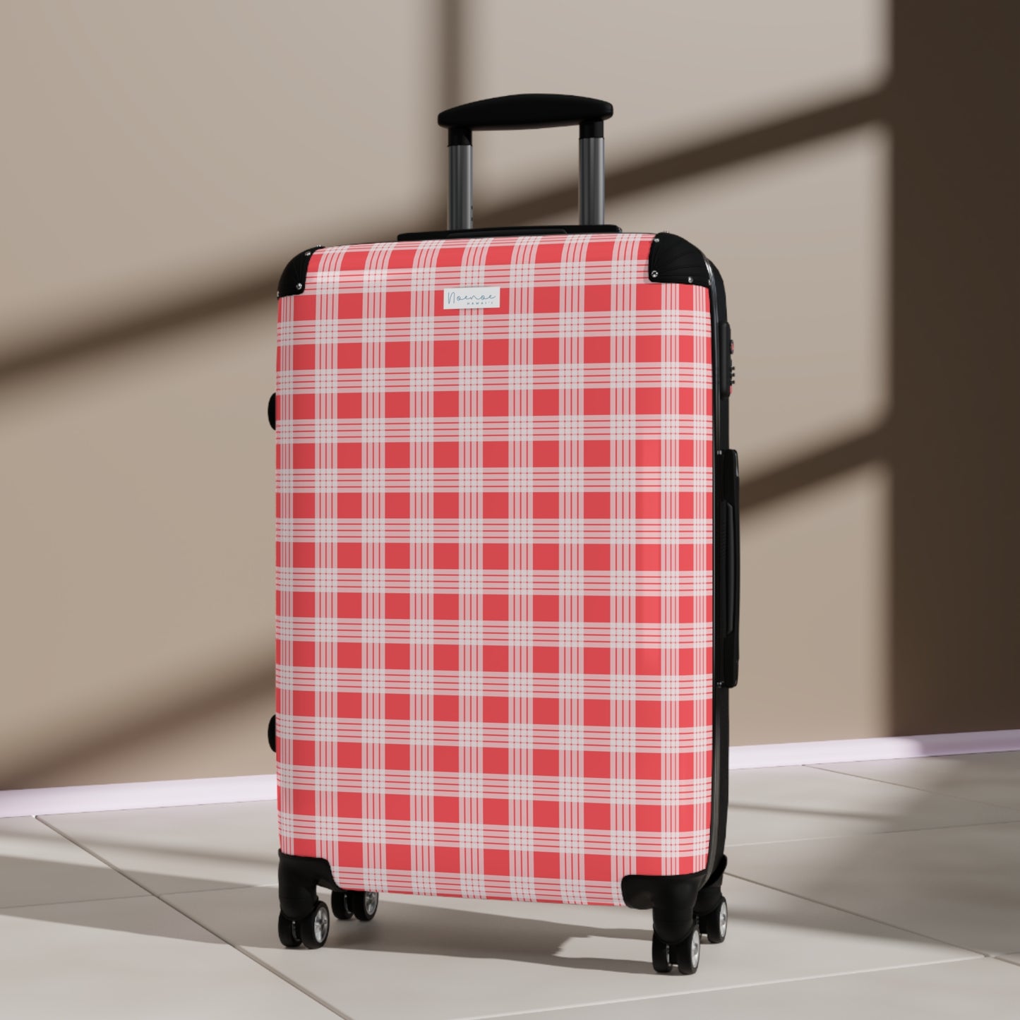 Suitcase Luggage- Red Palaka