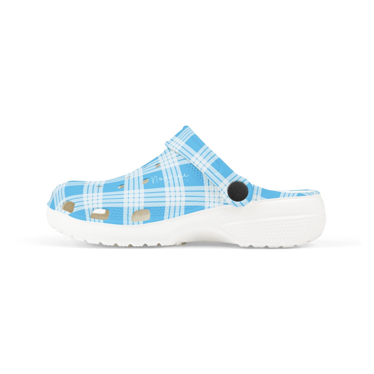 Clog Shoes- Blue Palaka- Kids
