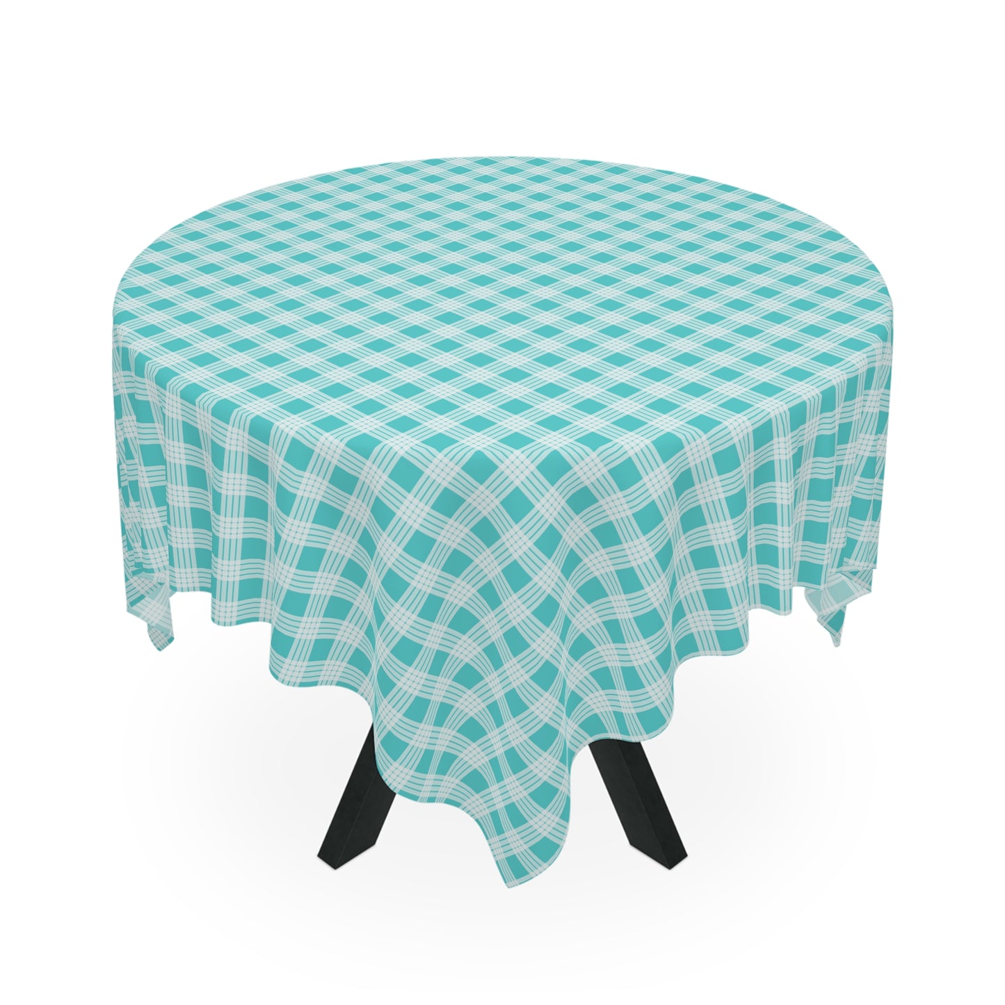 Square Tablecloth- Teal Palaka