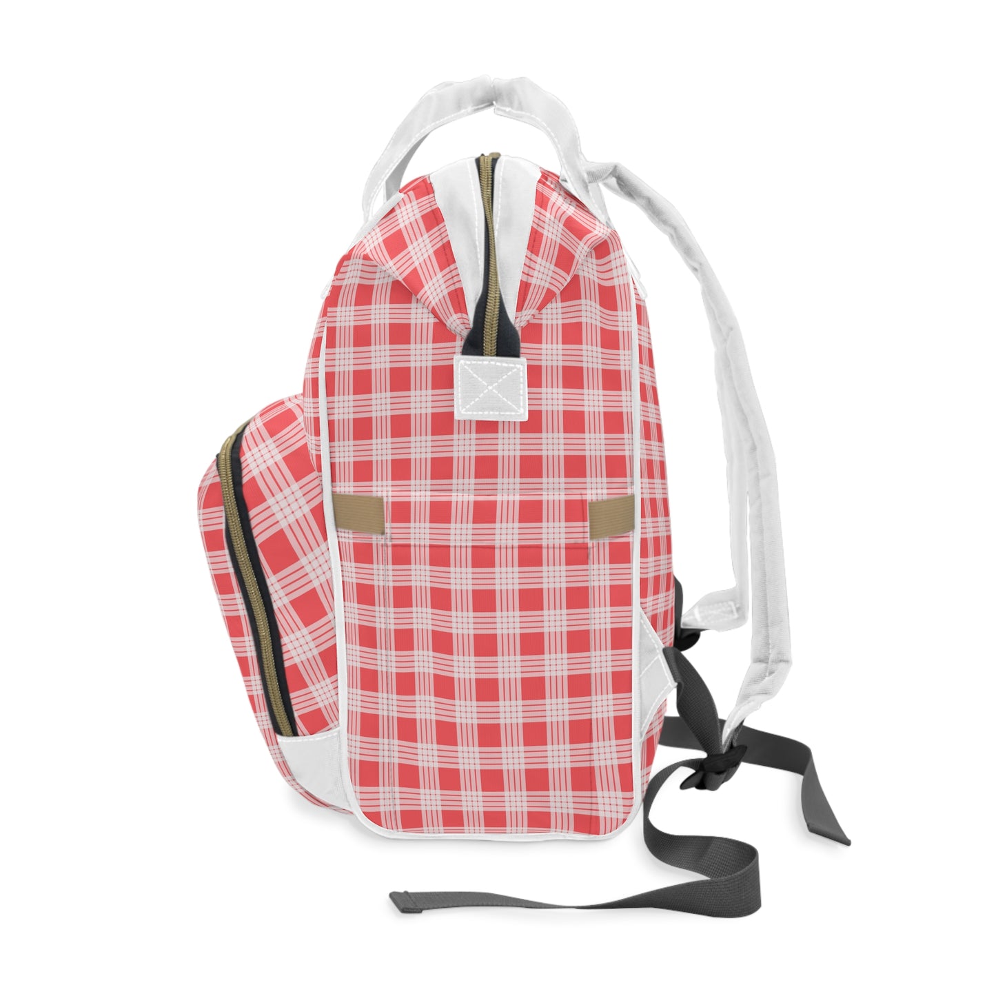 Multifunctional Backpack- Red Palaka