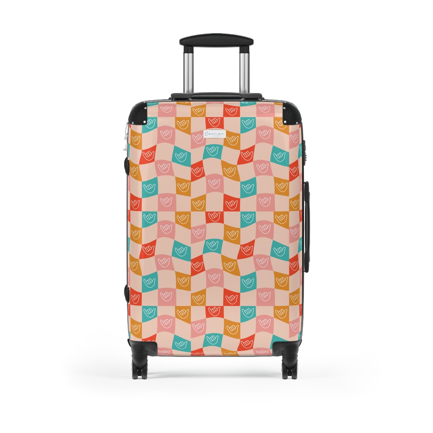 Suitcase Luggage- Checkered Shakas