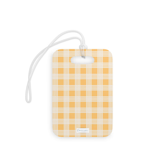 Luggage Tag- Yellow Palaka