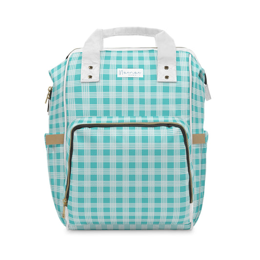 Multifunctional Backpack- Teal Palaka
