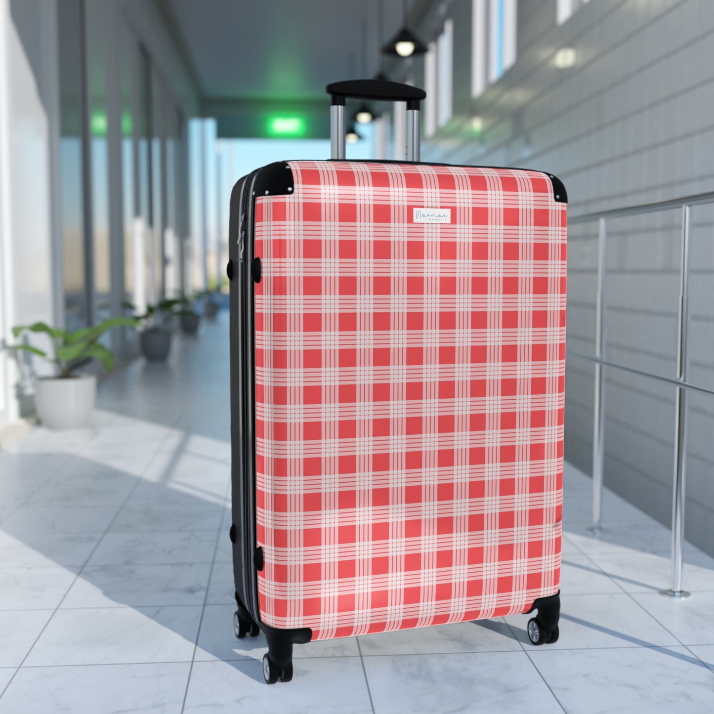 Suitcase Luggage- Red Palaka