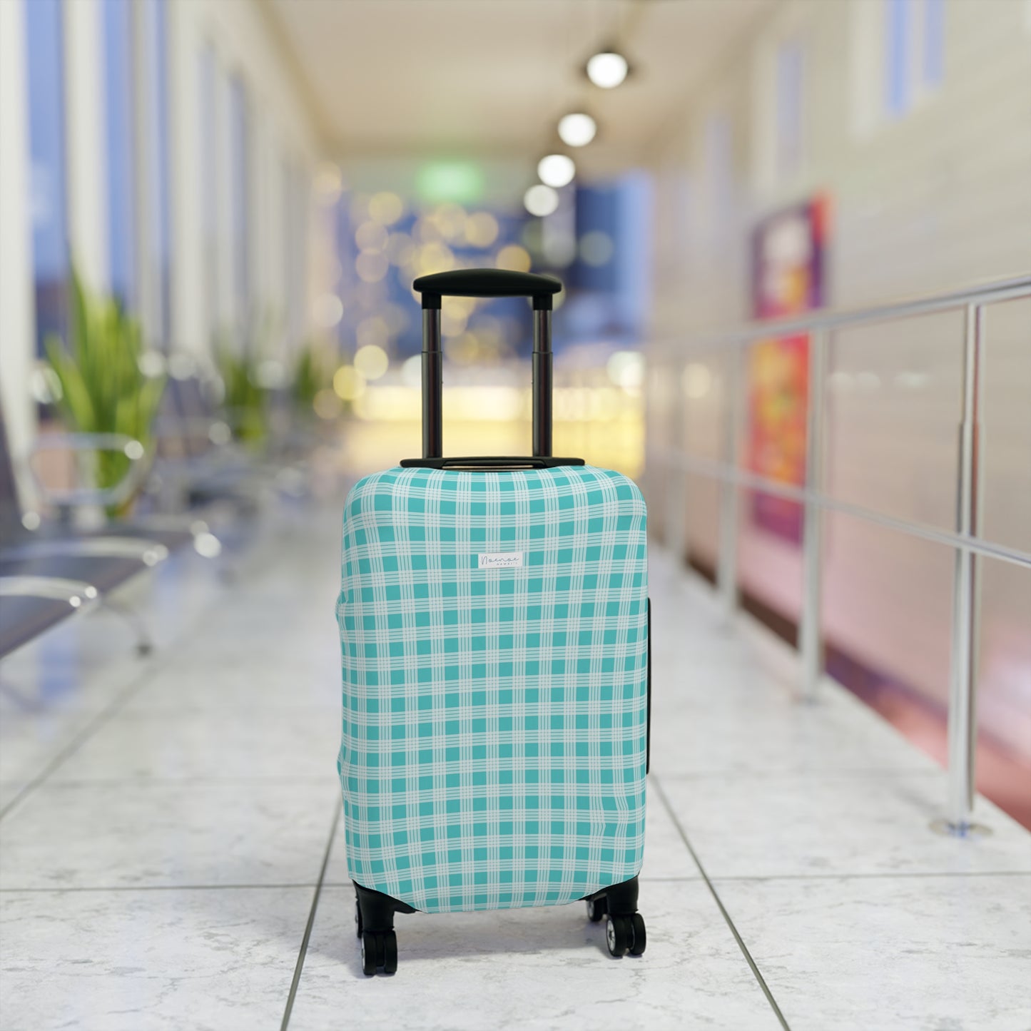 Luggage Cover- Teal Palaka