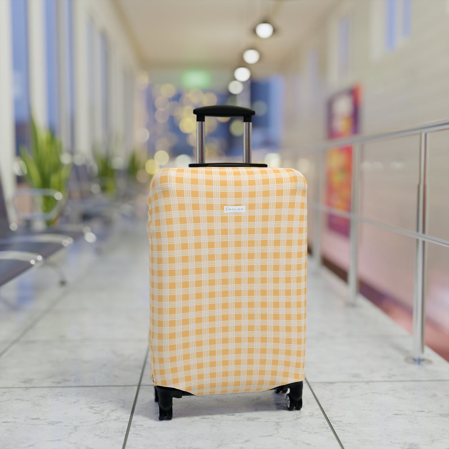 Luggage Cover- Yellow Palaka
