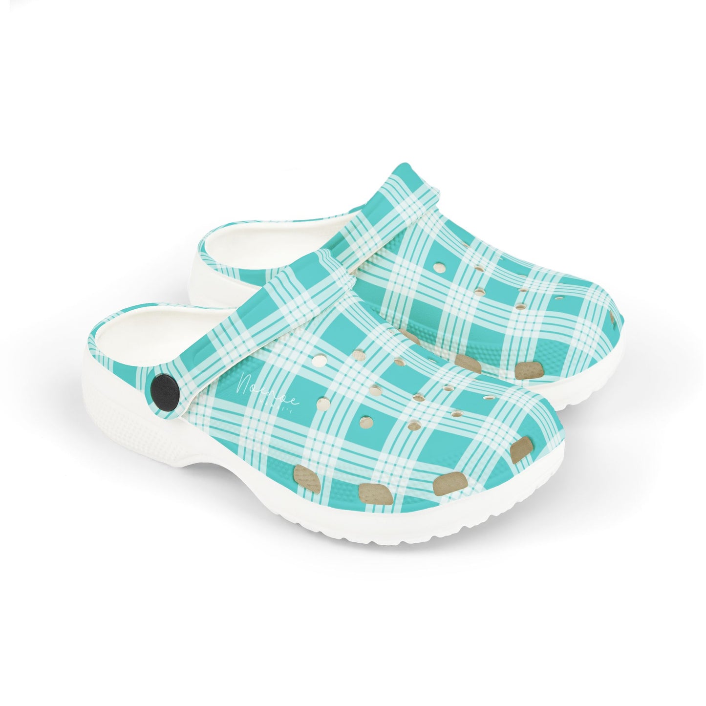 Clog Shoes- Teal Palaka- Kids
