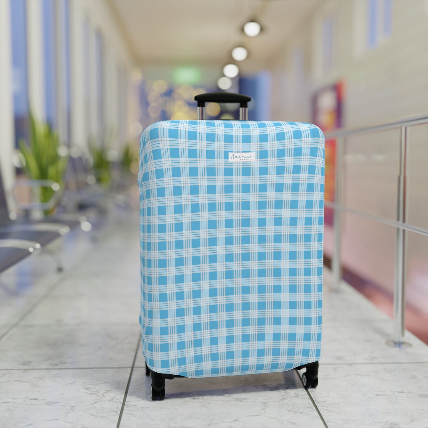 Luggage Cover- Blue Palaka