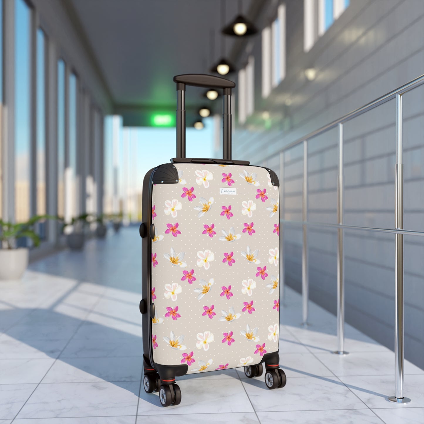 Suitcase Luggage- Plumeria