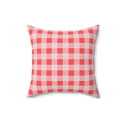 Hawaiian Quilt Hibiscus Palaka Double Sided Pillow- Magenta