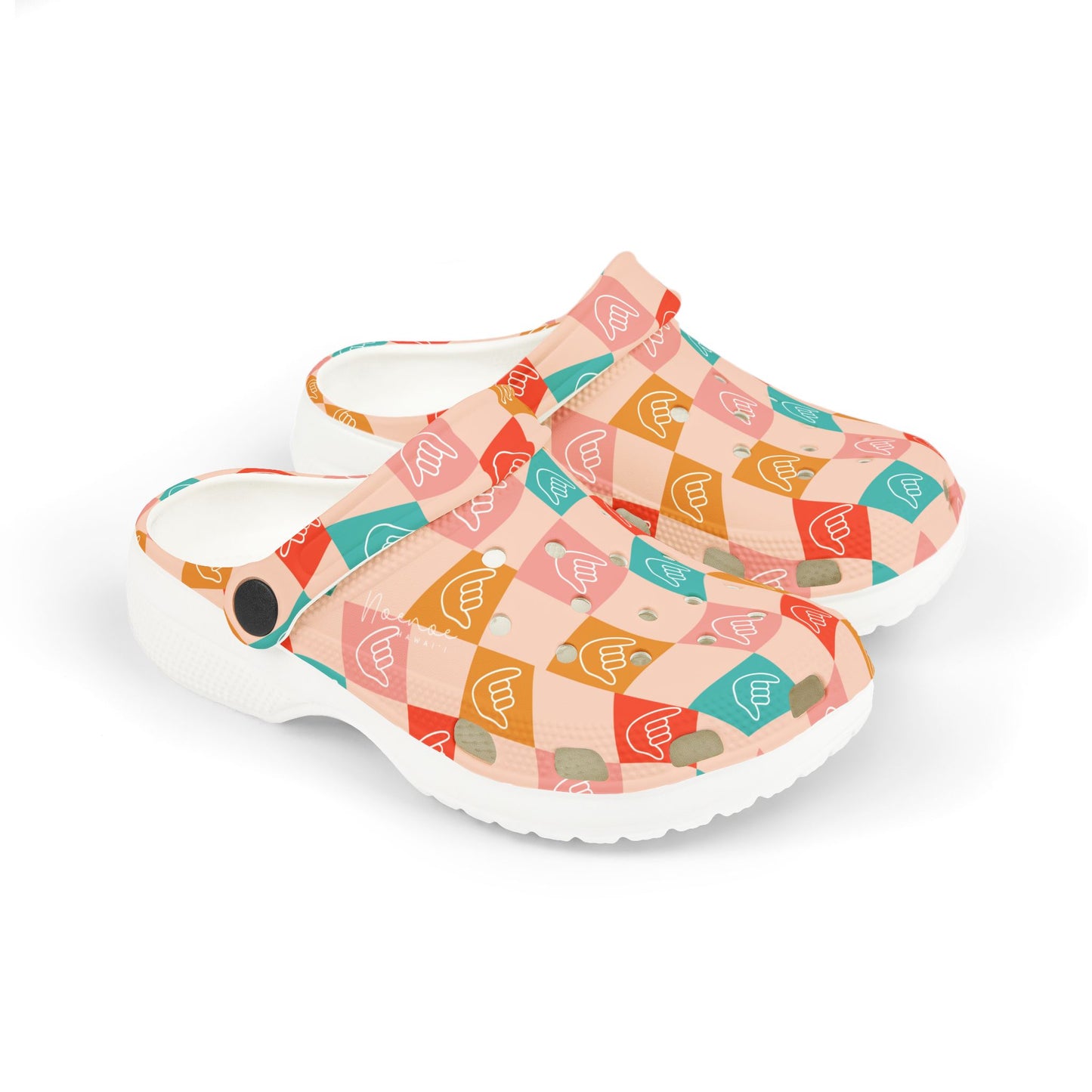 Clog Shoes- Checkered Shakas- Kids