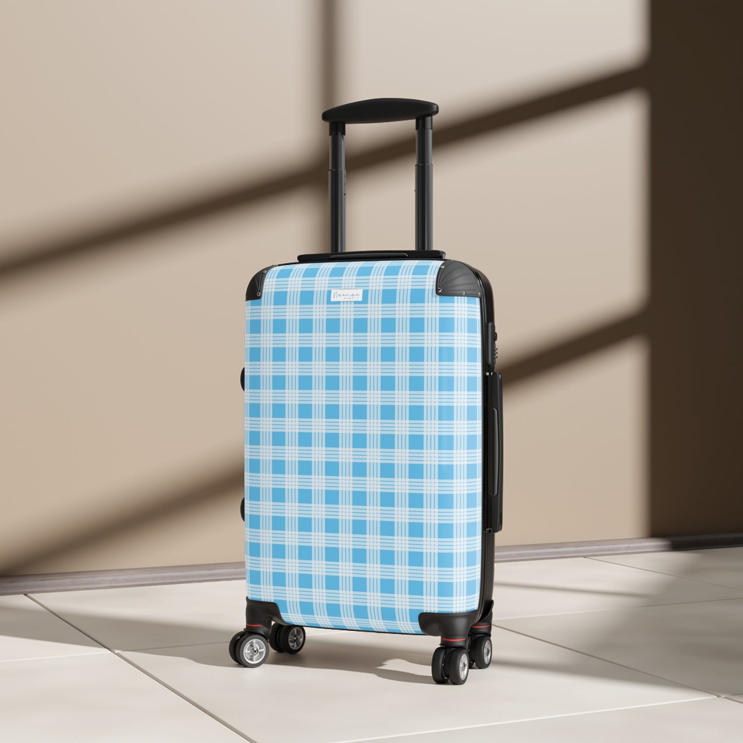 Suitcase Luggage- Blue Palaka