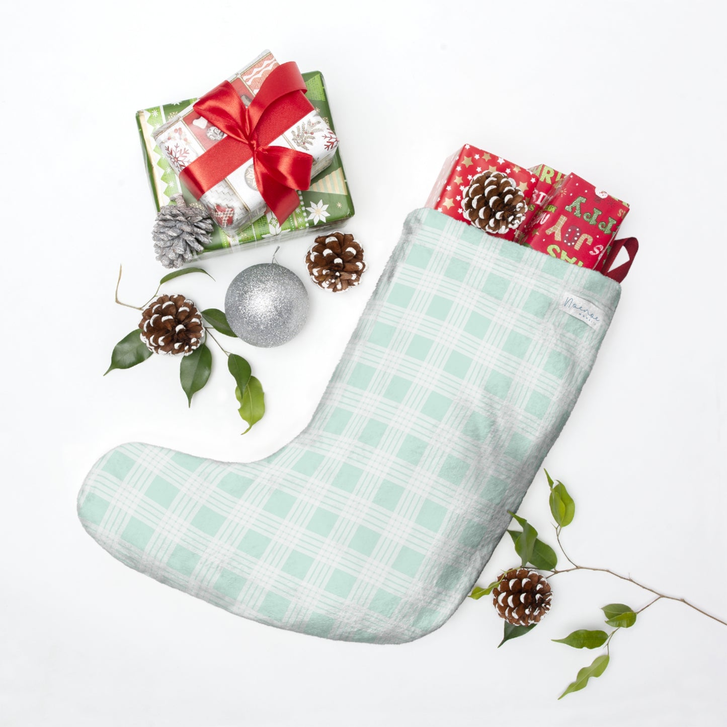 Holiday Stockings- Palaka- Mint