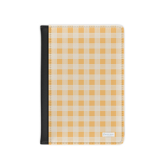 Passport Cover- Yellow Palaka
