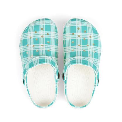 Clog Shoes- Teal Palaka- Kids