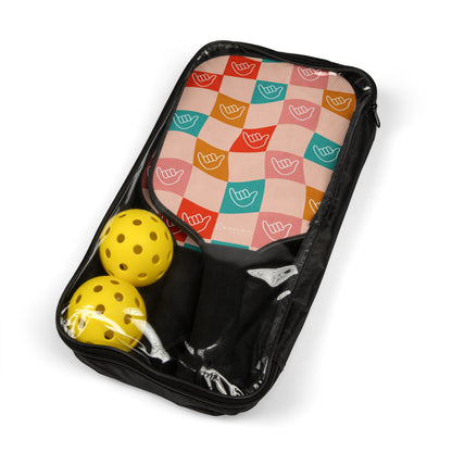 Pickleball Kit- Checkered Shakas