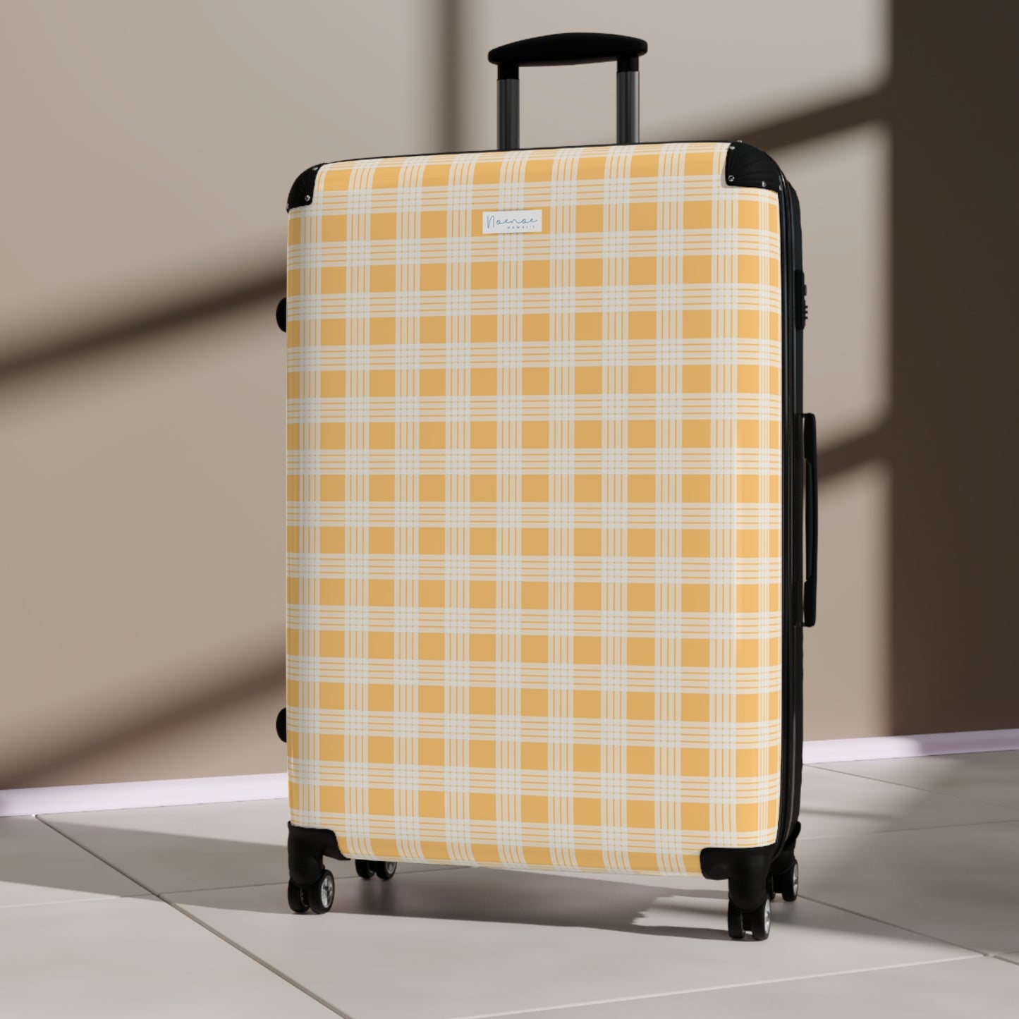 Suitcase Luggage- Yellow Palaka