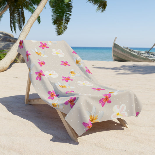 Beach Towel- Plumeria