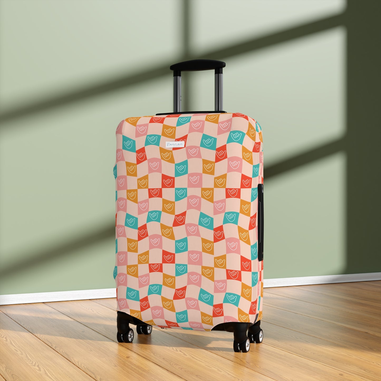 Luggage Cover- Checkered Shakas