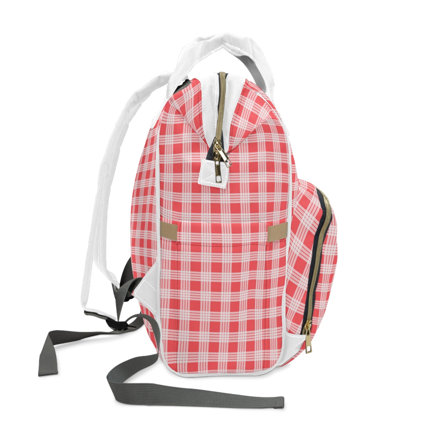 Multifunctional Backpack- Red Palaka