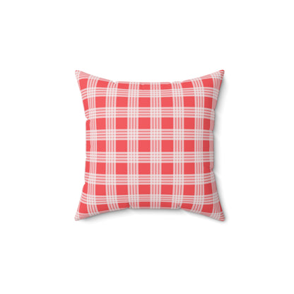 Hawaiian Quilt Hibiscus Palaka Double Sided Pillow- Magenta