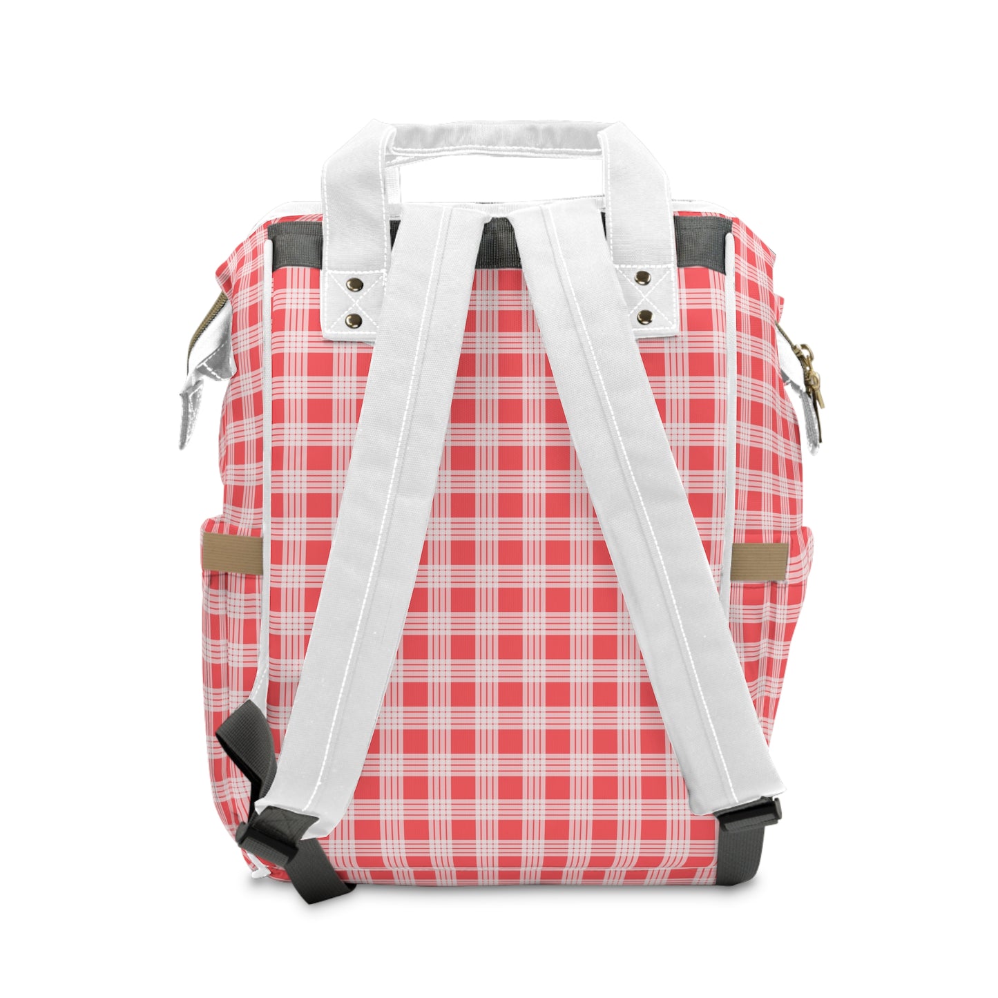 Multifunctional Backpack- Red Palaka