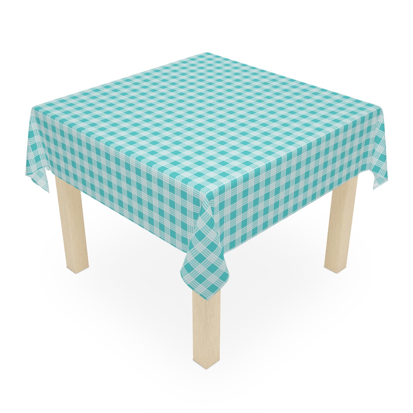 Square Tablecloth- Teal Palaka