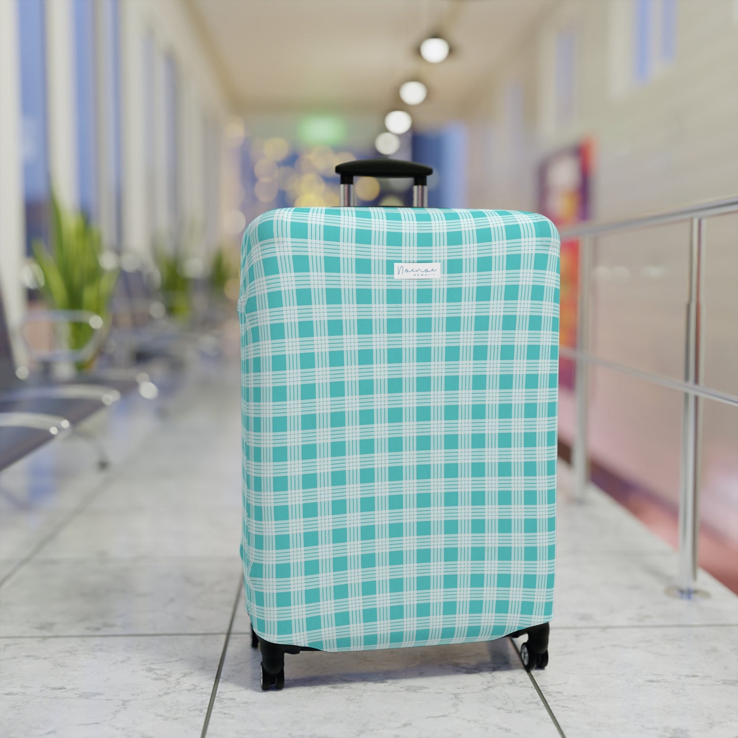 Luggage Cover- Teal Palaka