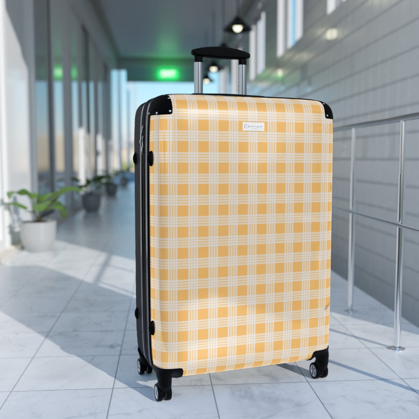 Suitcase Luggage- Yellow Palaka