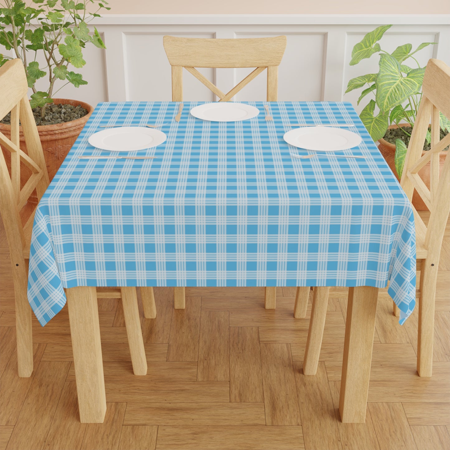 Square Tablecloth- Blue Palaka