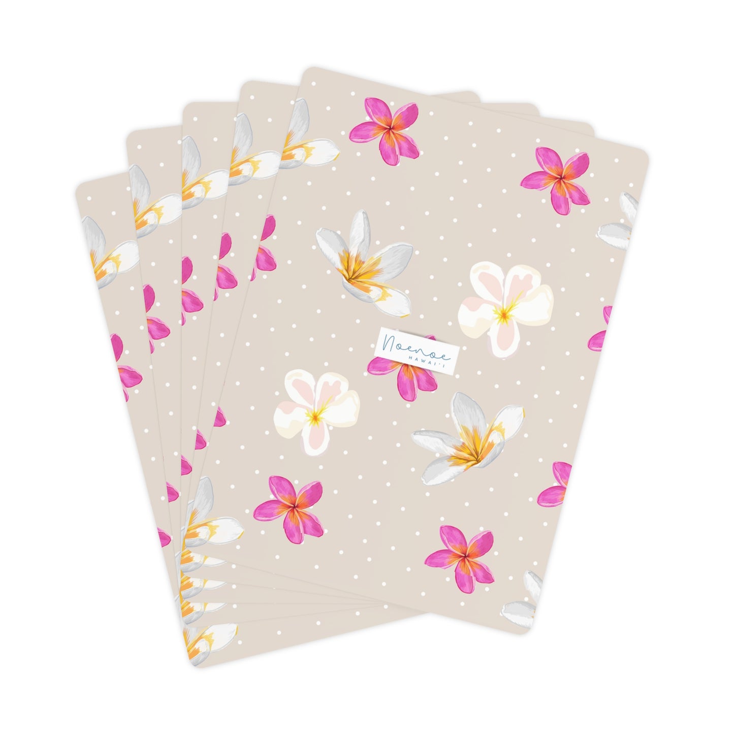 OLD Playing Cards- Plumeria