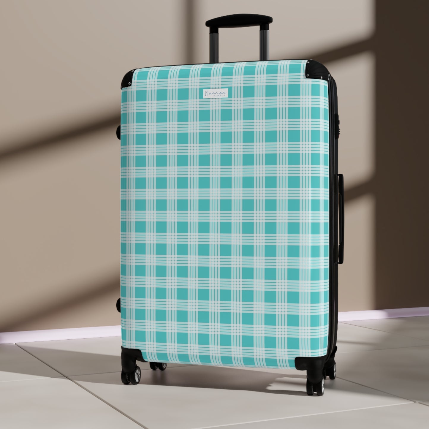 Suitcase Luggage- Teal Palaka