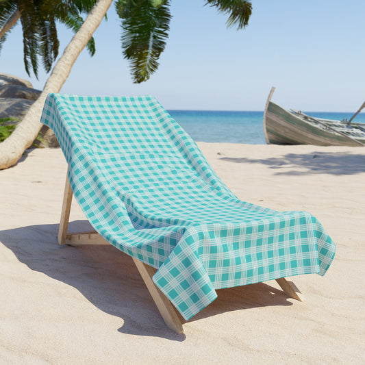 Beach Towel- Teal Palaka