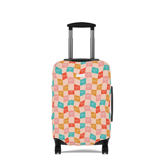 Luggage Cover- Checkered Shakas