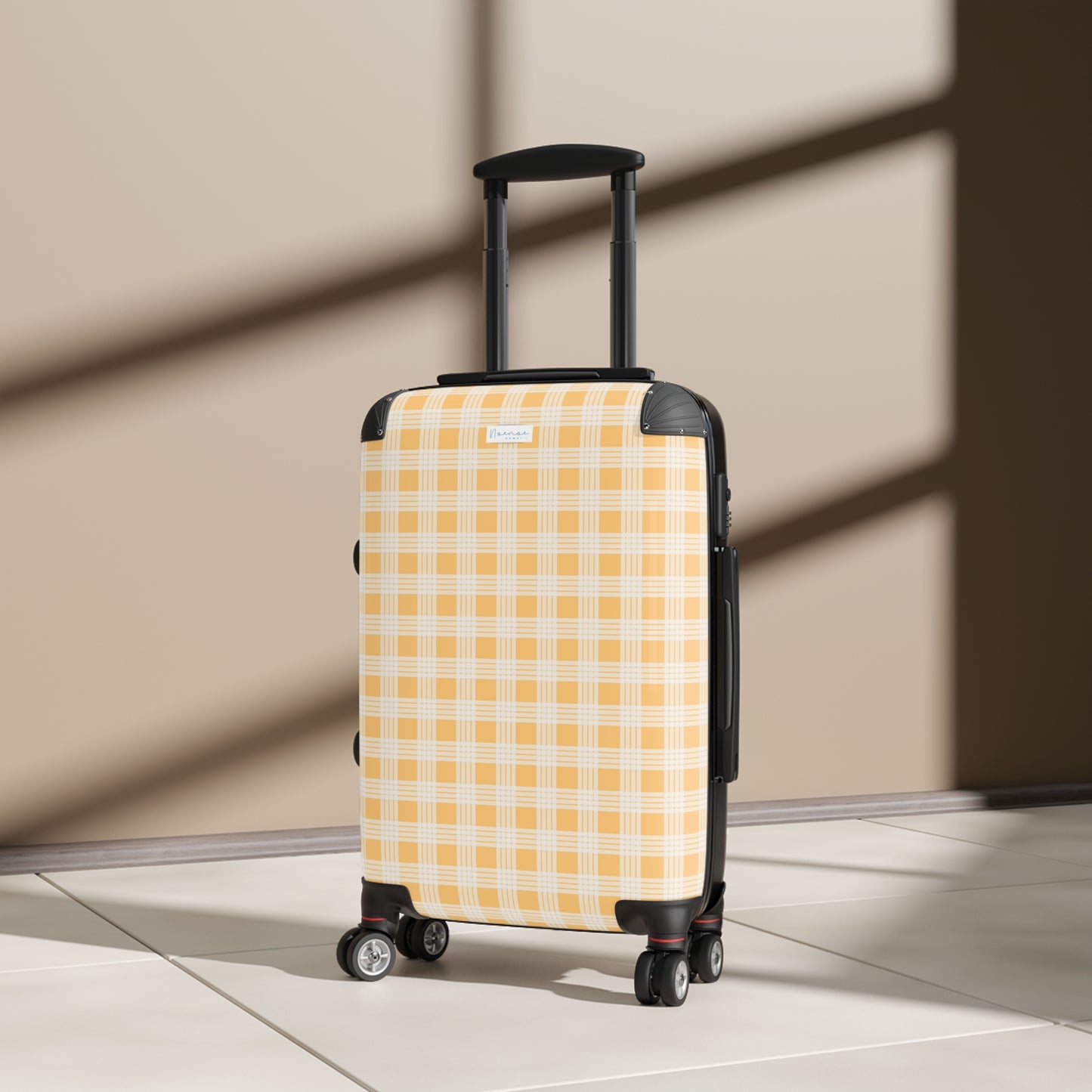Suitcase Luggage- Yellow Palaka