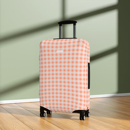 Luggage Cover- Orange Palaka