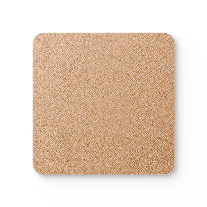 Corkwood Coaster Set, Hawaiian Quilt Hibiscus- Yellow