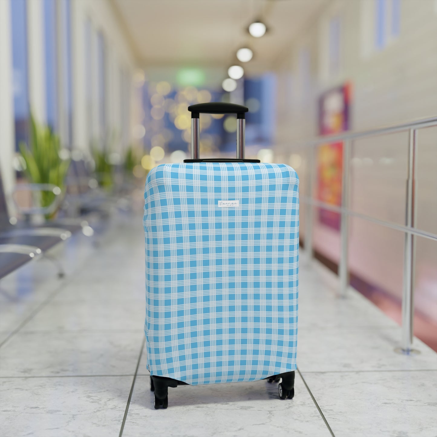 Luggage Cover- Blue Palaka