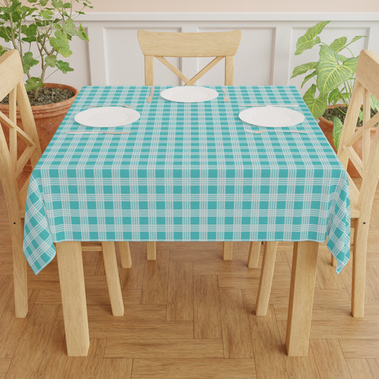 Square Tablecloth- Teal Palaka
