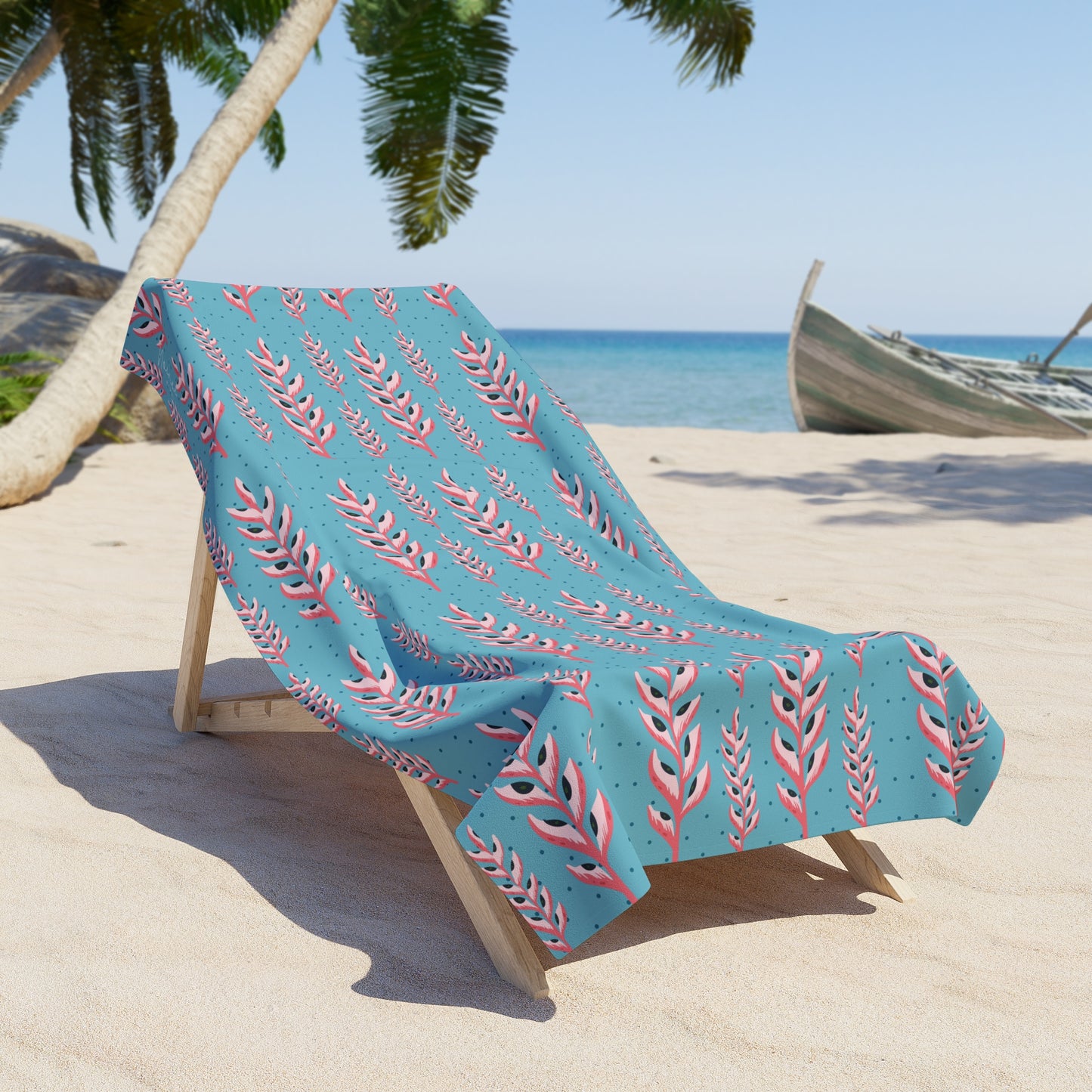 Beach Towel- Heliconia