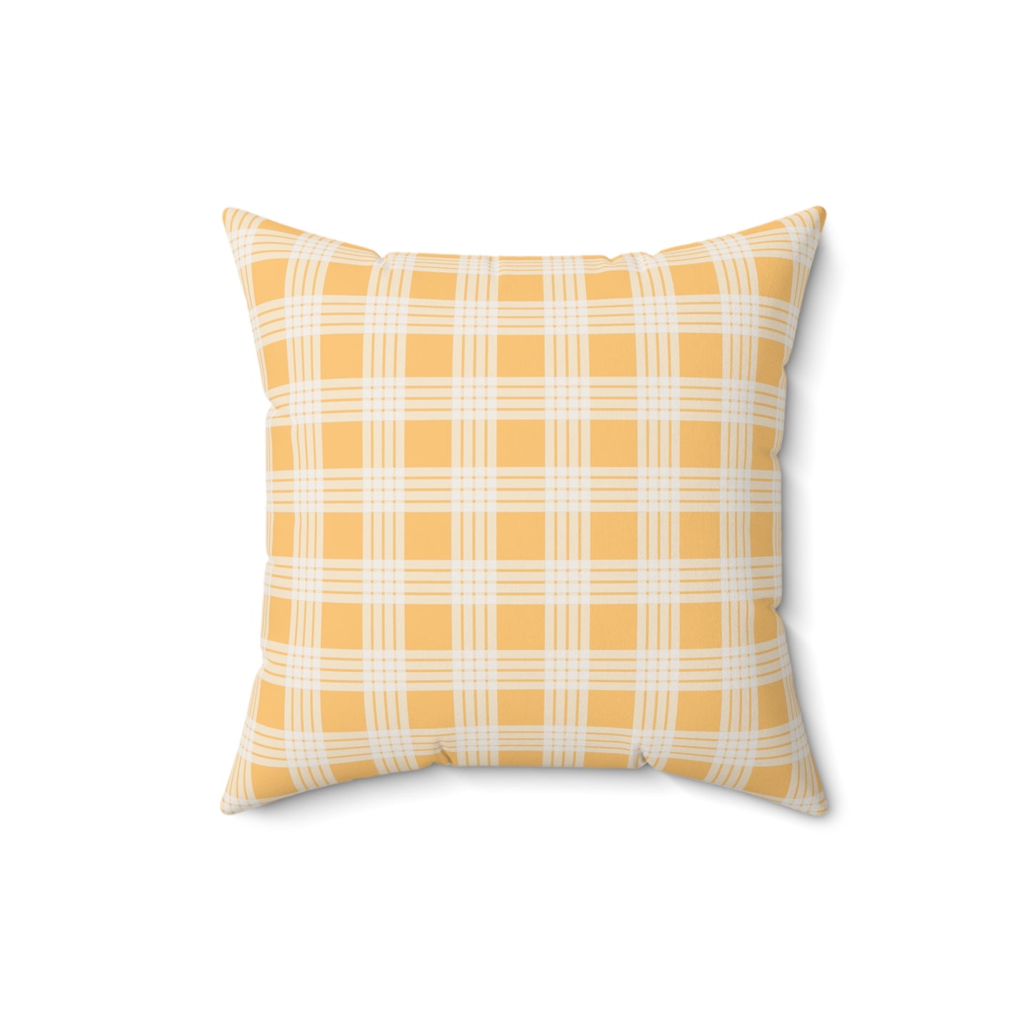 Hawaiian Quilt Hibiscus Palaka Double Sided Pillow- Yellow