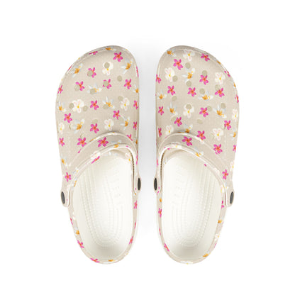 Clog Shoes- Plumeria