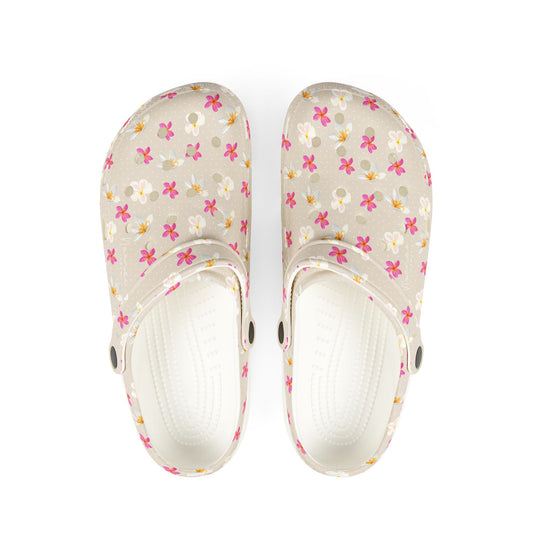 Clog Shoes- Plumeria