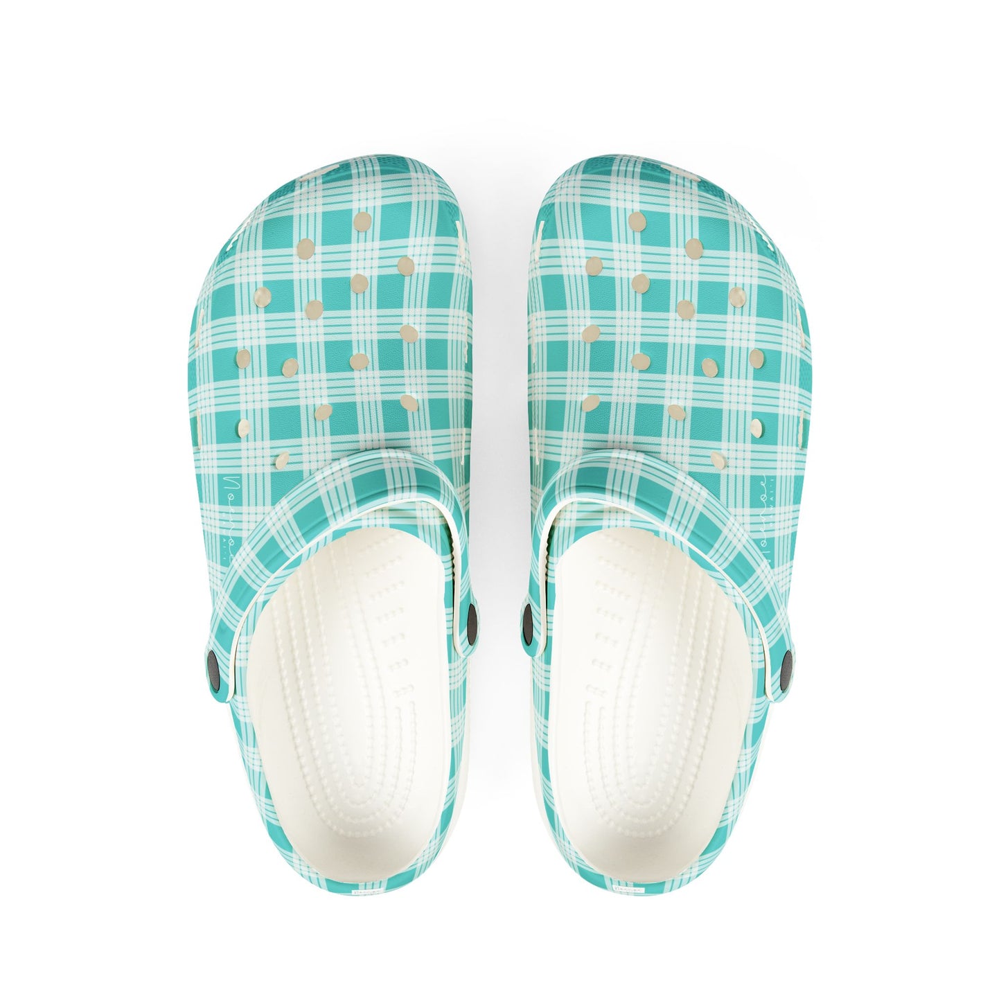 Clog Shoes- Teal Palaka