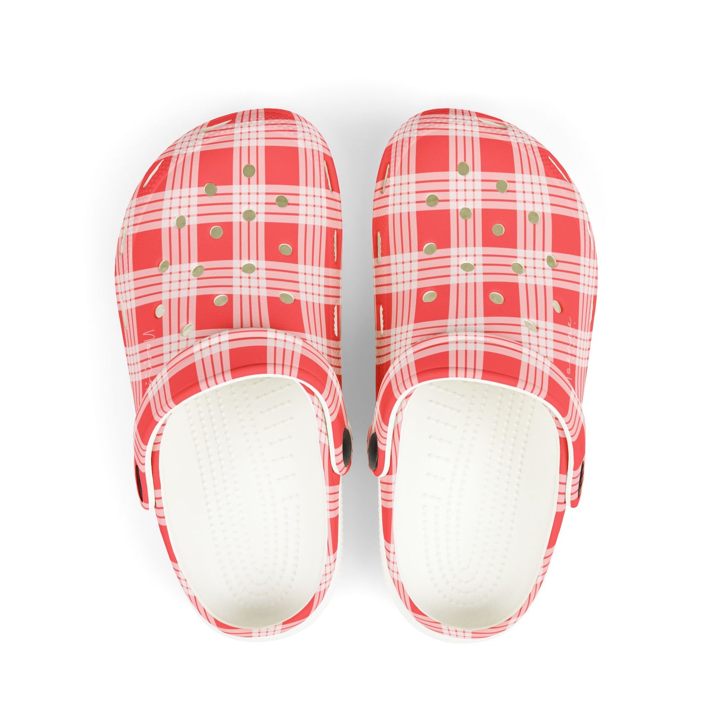 Clog Shoes- Red Palaka- Kids