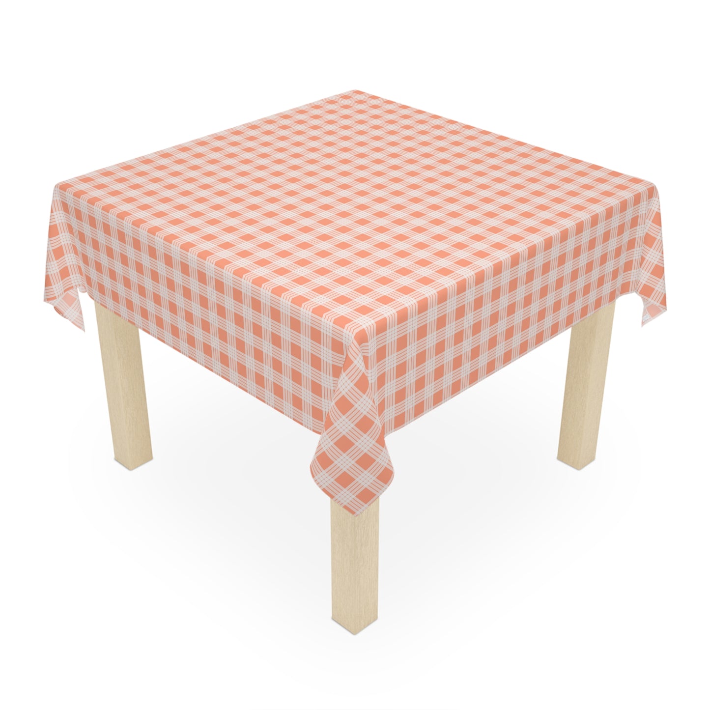 Square Tablecloth- Orange Palaka