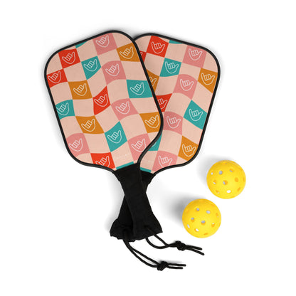 Pickleball Kit- Checkered Shakas