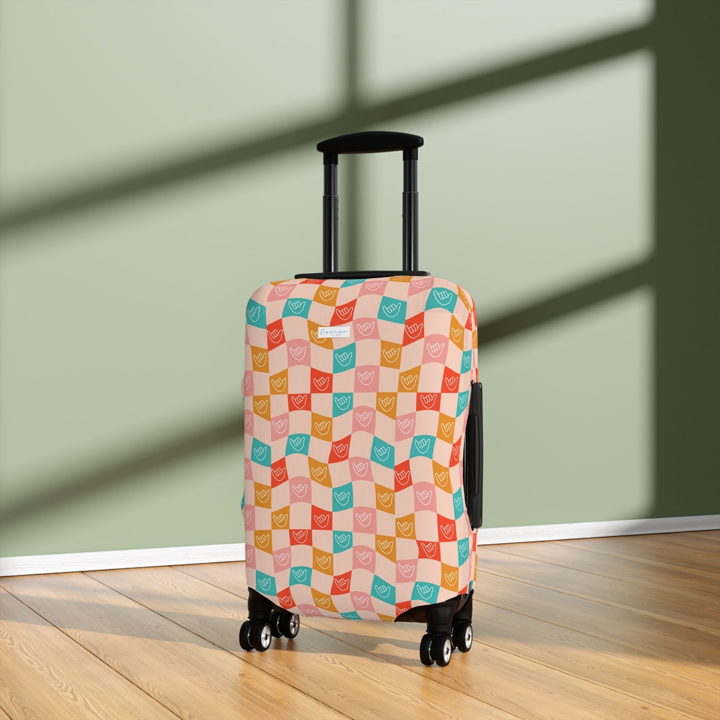 Luggage Cover- Checkered Shakas