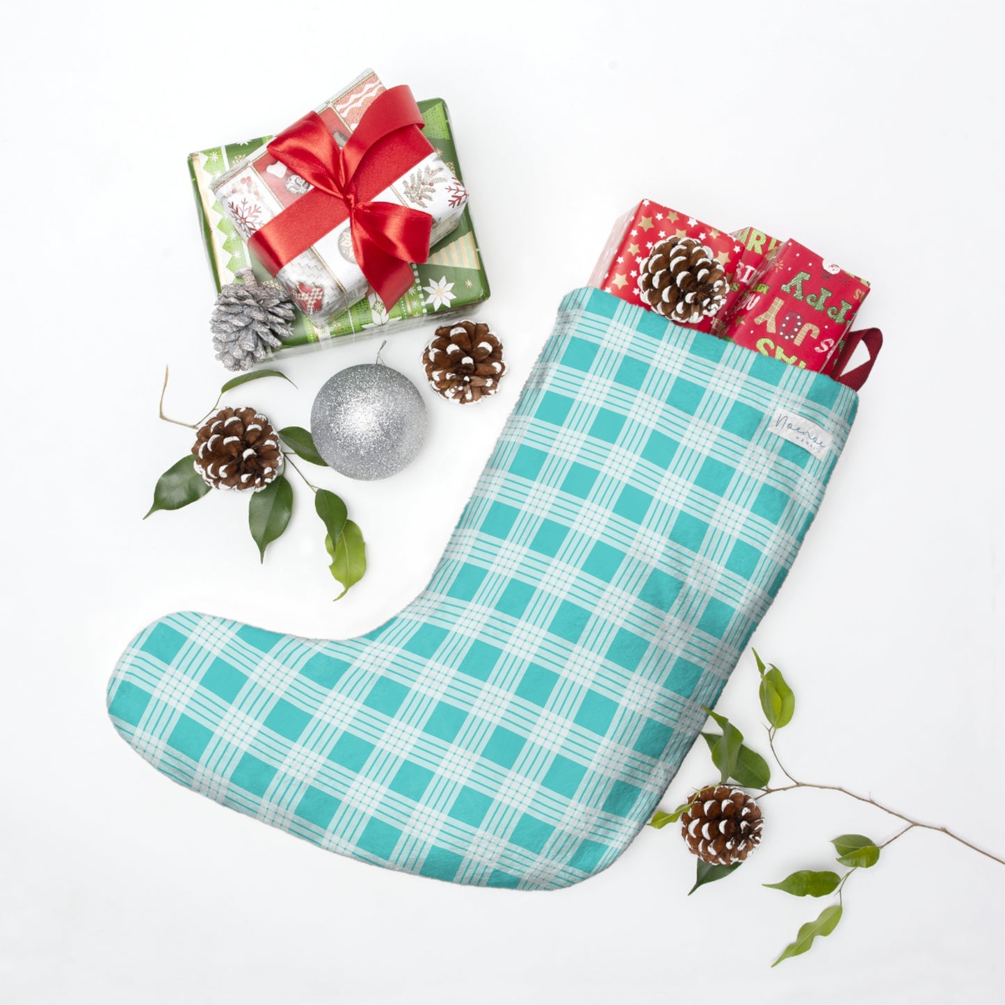 Holiday Stockings- Palaka- Teal